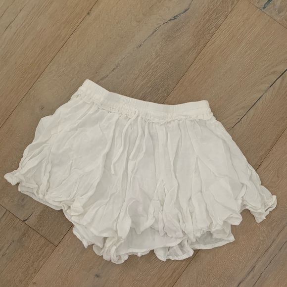 Pants - White Mini shorts